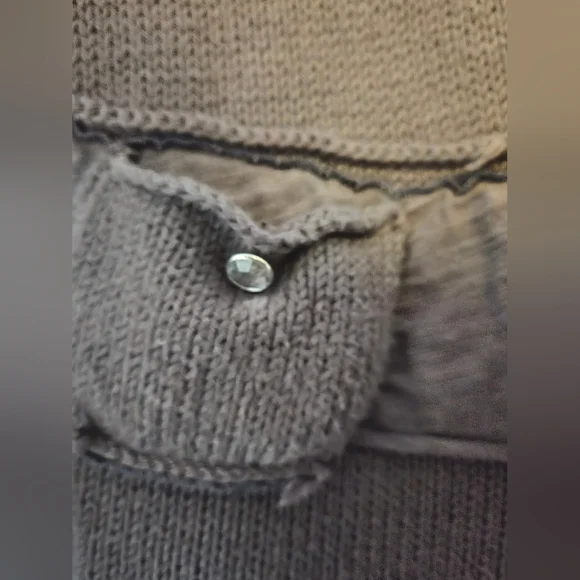Pur Handknit Textured Vintage Inspired Cozy Fall Cardigan Size M Feminine - Picture 6 of 8
